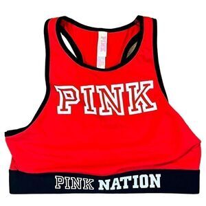 PINK Nation Victoria’s Secret Crop Haut Court Sport Bra Small (AA-C)